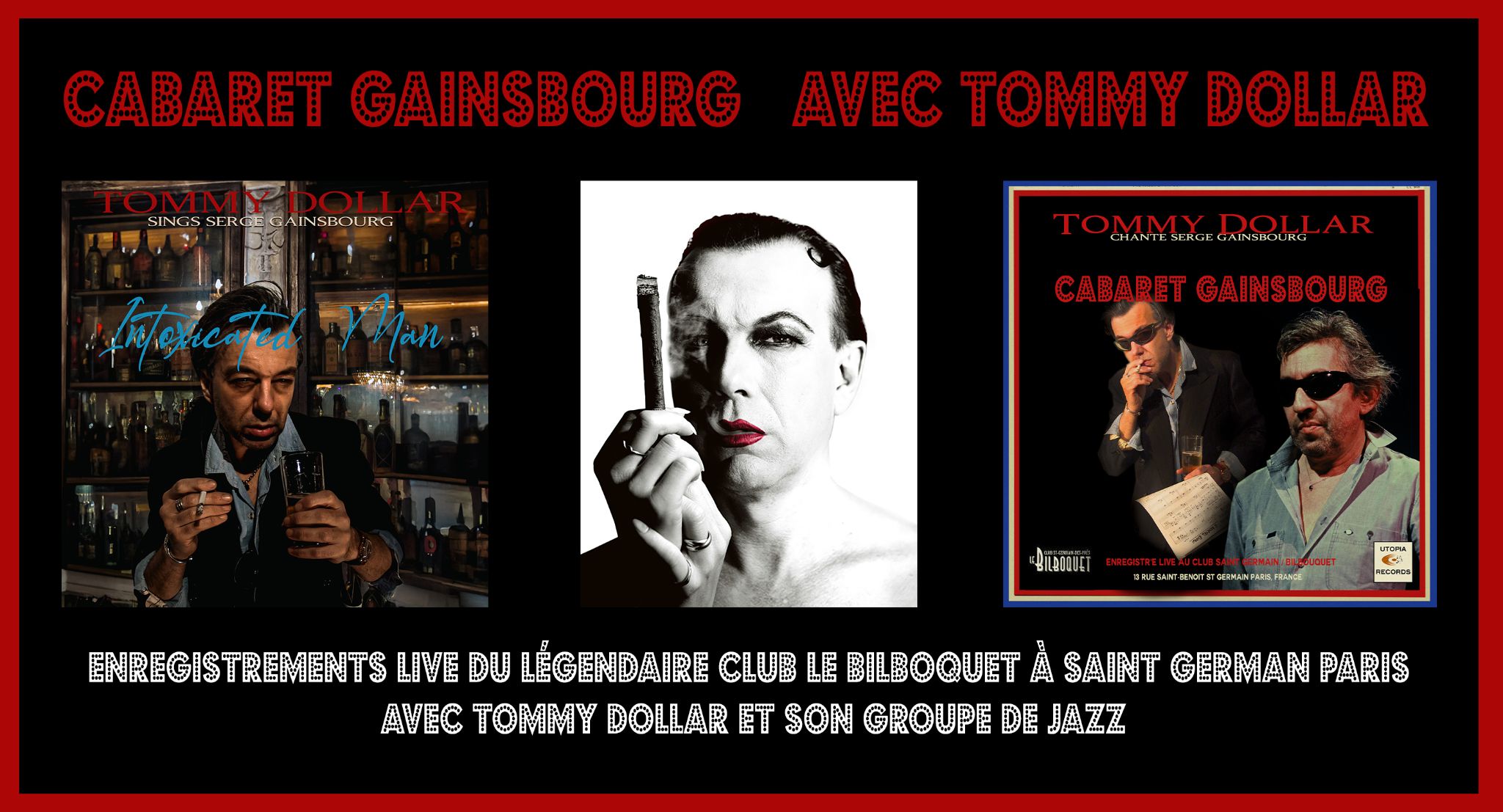 Banner Cabaret gainsbourg 